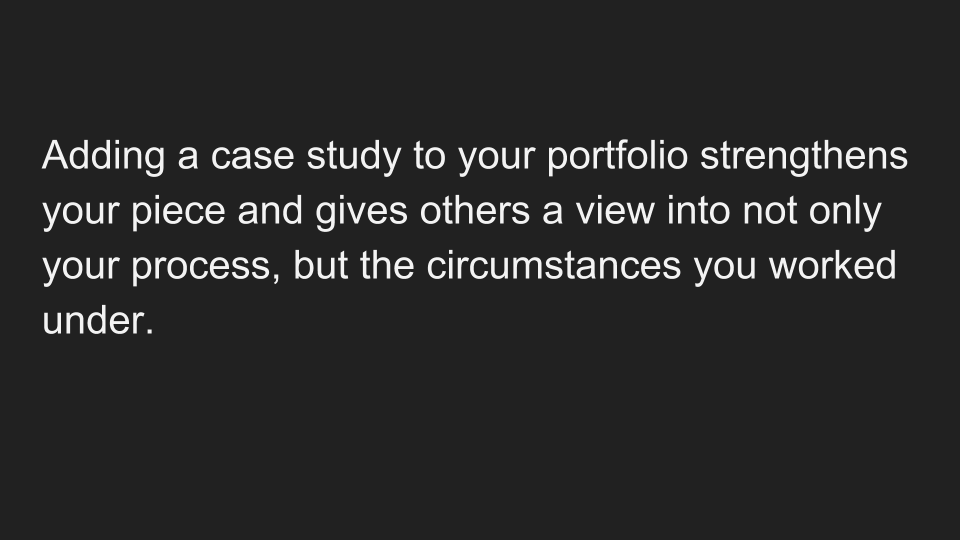 Strengthen your portfolio.